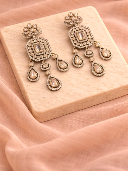 Polki Chandelier Earrings